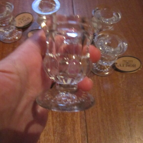 Clear Glass Taper Candle Holder Lot of 6 NWT New Beautiful Simple Elegant Useful - Picture 4 of 4